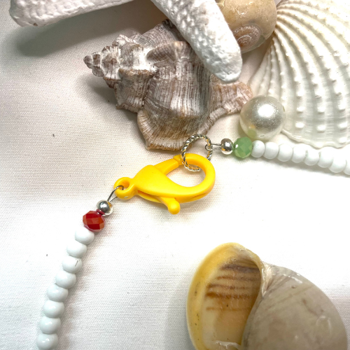 Bead Necklace- Fun Edition- Star Yellow Clasp