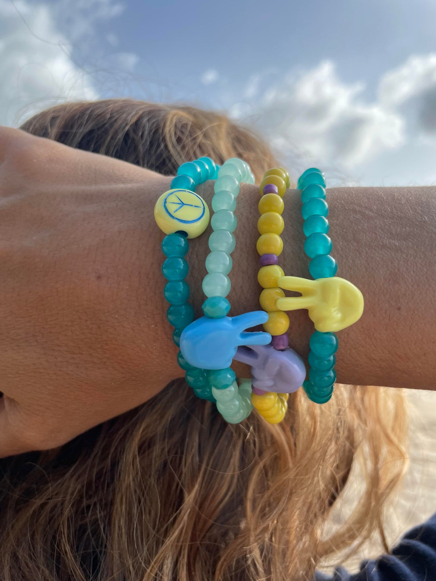 Peace & Love Jade-Yellow